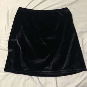 Jean Works & Co velvet skirt